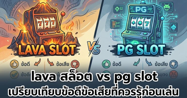lava สล็อต vs pg slot เปรียบเทียบ